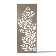 Nortene DECO PANEL ATHEA fém panel levél mintázat barna