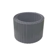 Nortene STEELY BORDURA galvanizált acél ágyásszegély 14 cm x 6 m antracit