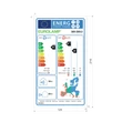 Eurolamp Zephyrus split klíma 2,6kW fehér WIFI-s, inverteres, A++, A+ Golden fin