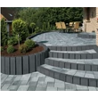Semmelrock Citytop paliszád antracit 100 x 12 x 16,5 cm