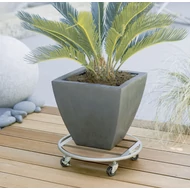 Nortene FLORA ROLL METAL WOOD fém-fa virágalátét 