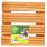 Nortene FLORA ROLL LASURÉ keményfa virágalátét 30 x 30 cm