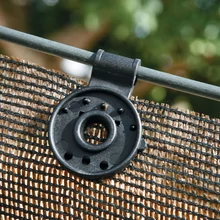 Nortene FIXATEX kerek rögzítő kapocs szőtt árnyékoló hálóhoz fekete