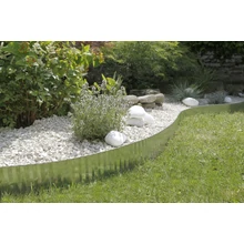 Nortene STEELY BORDURA galvanizált acél ágyásszegély 14 cm x 6 m acél