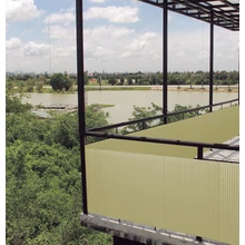 Nortene LITECANE ovális profilú műanyag nád, PVC 1 x 3 m bambusz