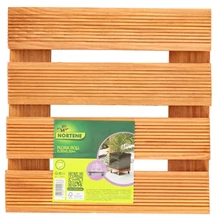 Nortene FLORA ROLL LASURÉ keményfa virágalátét 30 x 30 cm