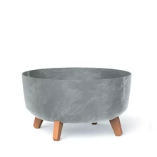 Prosperplast Virágcserép 400le gracia low beton effect - beton 