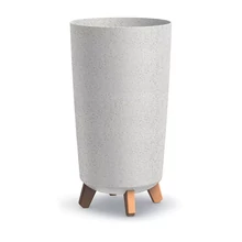 Prosperplast Virágcserép 240w gracia tubus eco wood - fehér 