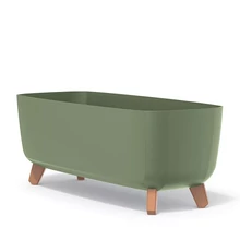 Prosperplast Virágcserép 600 gracia case - föld zöld 