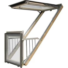 FAKRO FGH-V P5 - Fa tetőerkély ablak