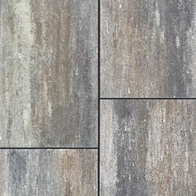 Semmelrock Citytop Grande kombi térkő grafit-terra 6 cm