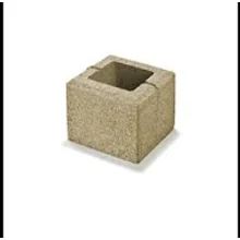 Semmelrock Rivago kerítéselem félkő világos beige 20x20x16 cm