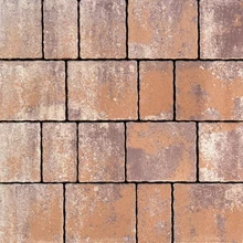 Semmelrock Appia Antica kombi térkő lávavörös melírozott 5 cm