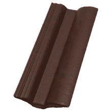 Terrán Standard félcserép ColorSystem kakaóbarna