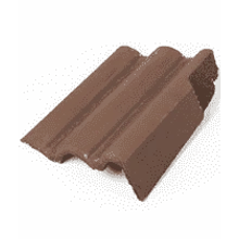 Terrán Standard szegélycserép jobb ColorSystem kakaóbarna