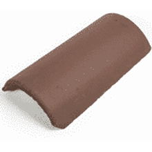 Terrán Standard kúpcserép ColorSystem kakaóbarna (rögzítővel)