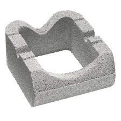 Semmelrock Flori támfalelem szürke 27x31x13 cm