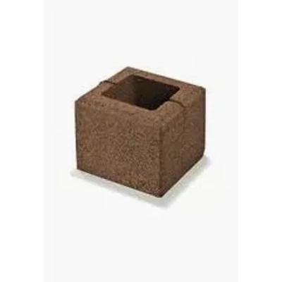 Semmelrock Rivago kerítéselem félkő mokka 20x20x16 cm