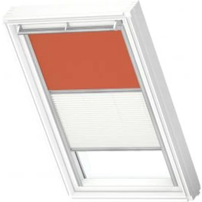 Velux DFD CK02 Duo fényzáró roló (4564S) harmonikarolóval (1016 fehér) 55x78 cm