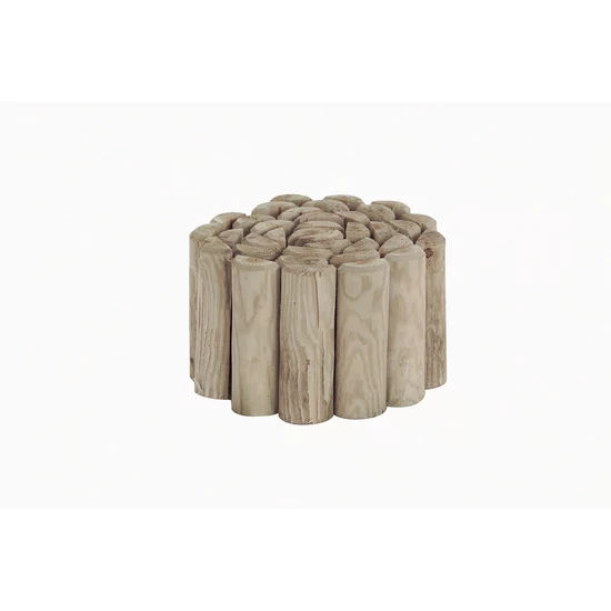 Nortene TALOS ROLL  rönk jellegű fa ágyásszegély Ø 5 x 20 x 150 cm