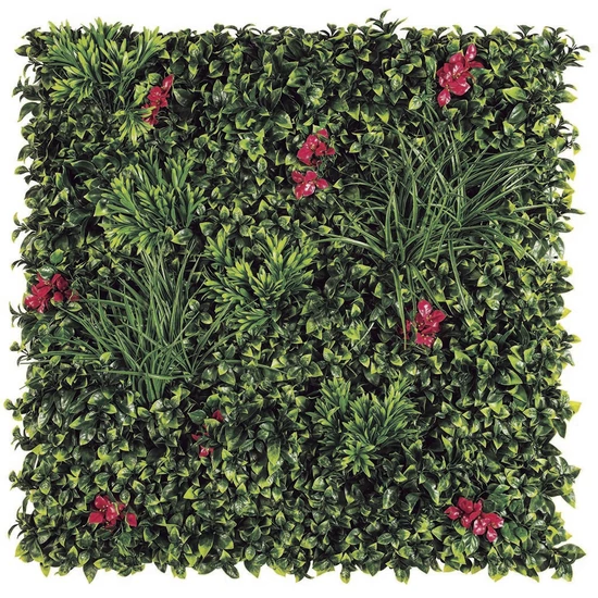 Nortene VERTICAL VILLA  zöldfal Bougainvillea virággal 1 x 1 m