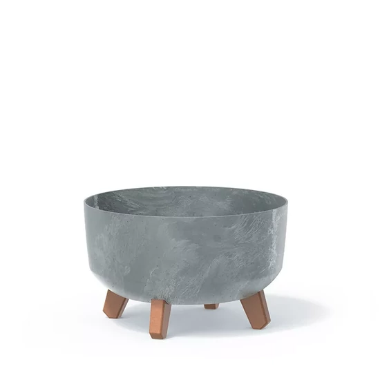 Prosperplast Virágcserép 300le gracia low beton effect - beton