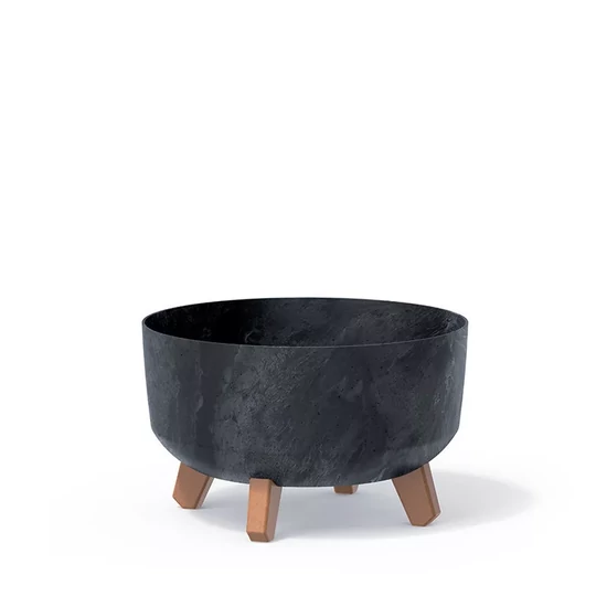 Prosperplast Virágcserép 300le gracia low beton effect - antracit 