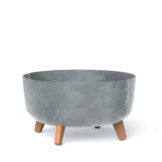 Prosperplast Virágcserép 400le gracia low beton effect - beton 