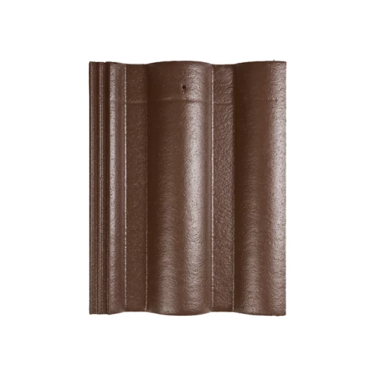 újHÁZ Toscana Lux Matt beton alapcserép barna