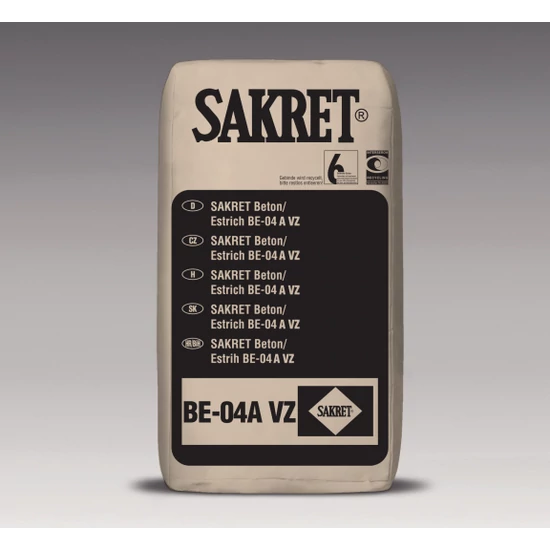 Sakret BE-04A VZ Vízzáró esztrich