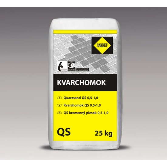 Sakret QS szárított kvarchomok – 25 kg