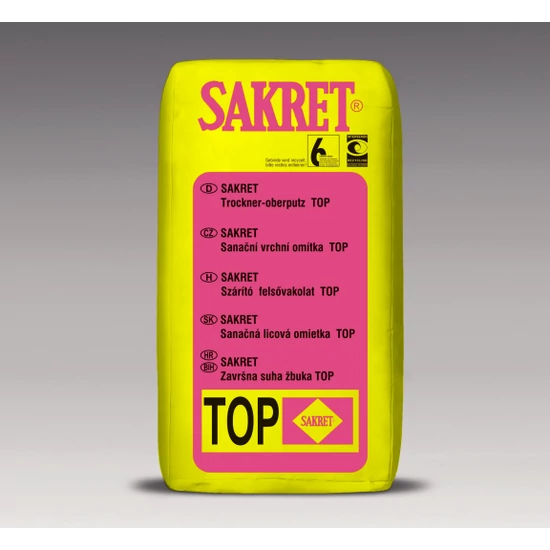 Sakret TOP Szárító simítóvakolat 30 kg
