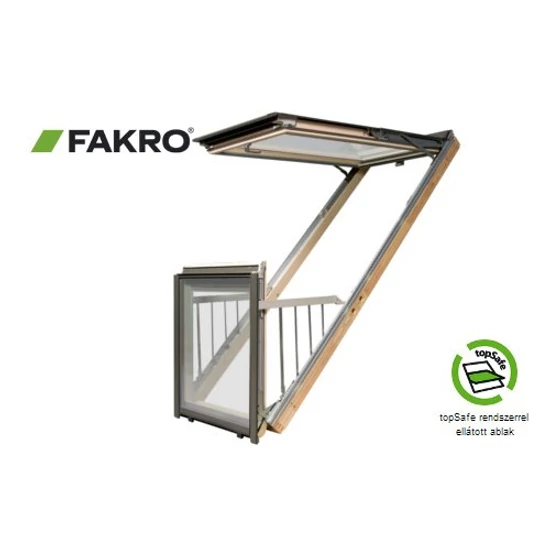 FAKRO FGH-V P2 - Fa tetőerkély ablak