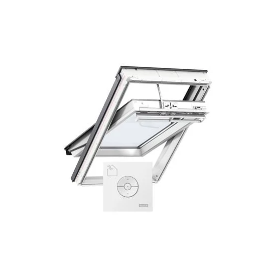 Velux GGU 006621 Napelemes vezérlésű műanyag bevonatos tetőtéri ablak, VELUX INTEGRA® GGU