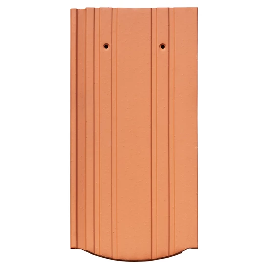 Újház Kerka hornyolt ívesvágású alapcserép natúrvörös