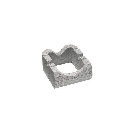 Semmelrock Flori támfalelem szürke 27x31x13 cm