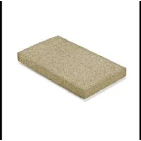 Semmelrock Rivago kerítéselem egyenes fedlap világos beige 27x47x5 cm