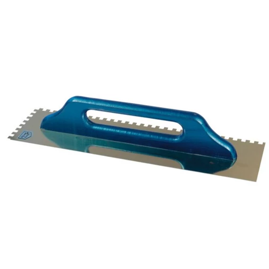 Rozsdamentes fogazott svájci glettelő 10x10mm