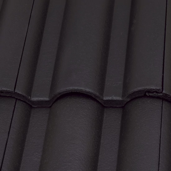 Terrán Danubia Szellőzőcserép ColorSystem fekete, ÚJ