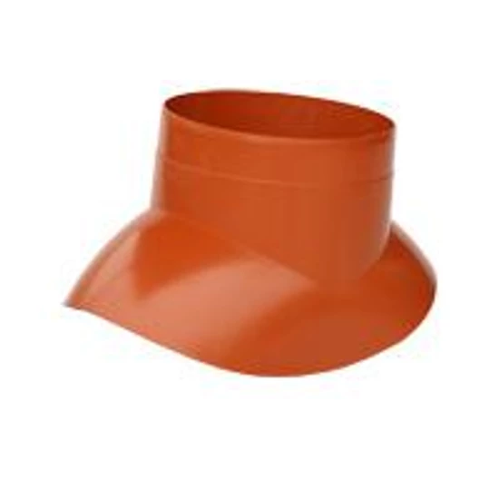 Terrán füstgázcső adapter 70/110 barna