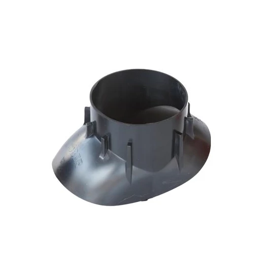 Terrán füstgázcső adapter DN125 fekete