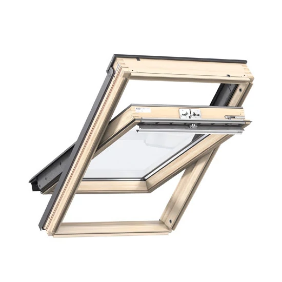 Velux GLL MK04 Standard Plus fa billenő tetőtéri ablak, felső kilincs,1055 üveg 78x98 cm